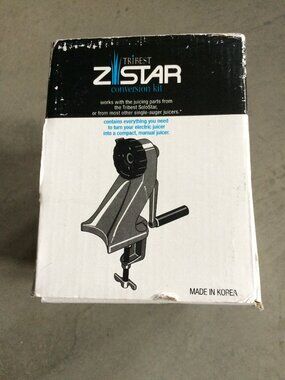 Tribest Manual Conversion Kit Z-511 for Solo Star Single-Auger Juice Extractor
